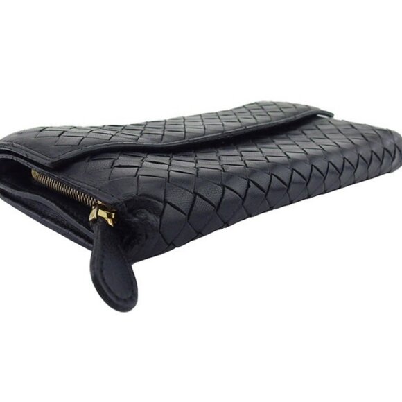 BOTTEGA VENETA Long Wallet Intrecciato Leather Authentic Used - Picture 5 of 10